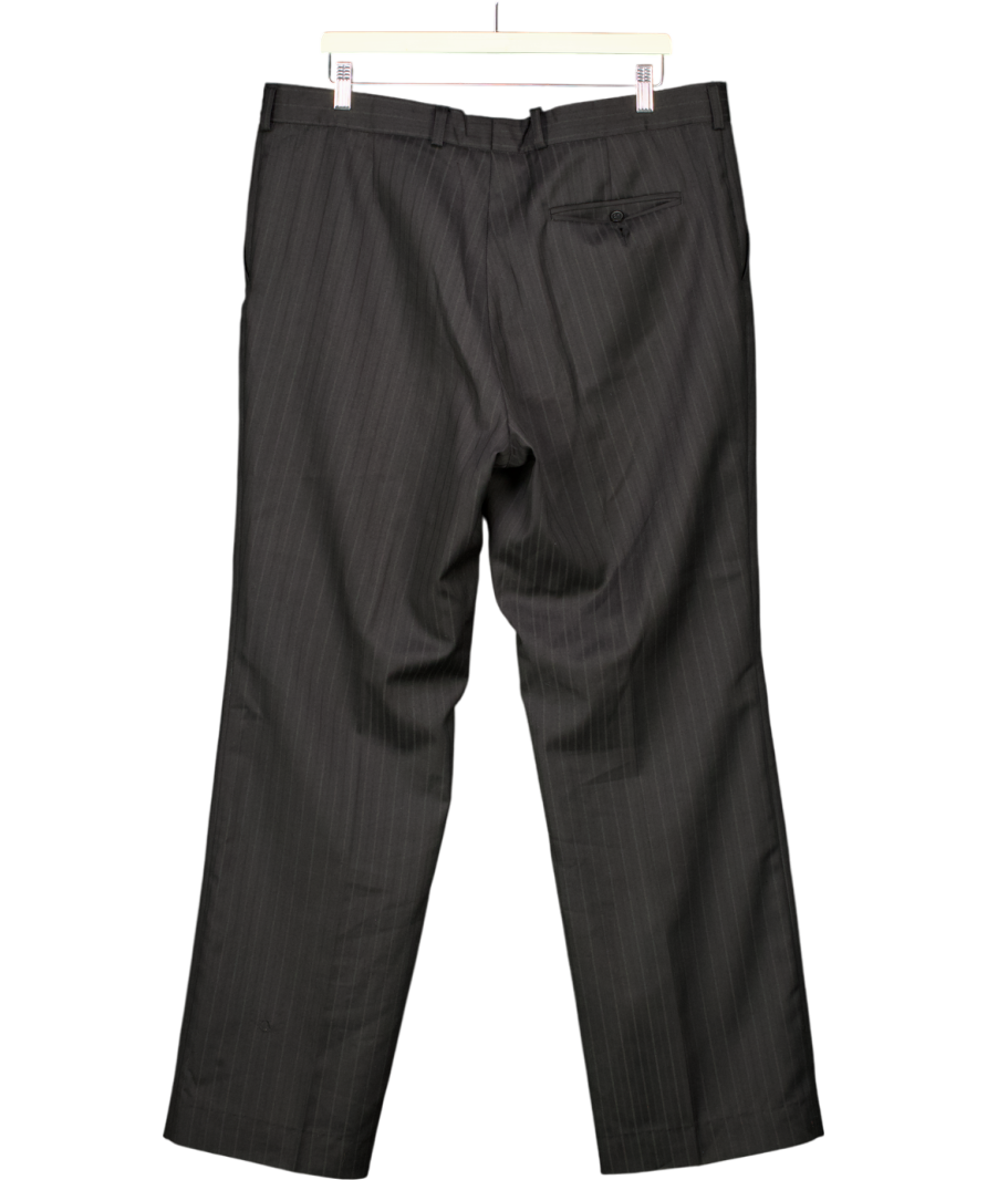 Mosaic Black Tailored Trousers UK L