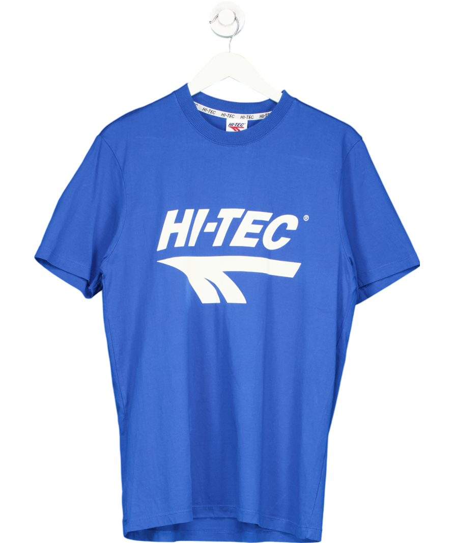HI-Tec Blue Slogan Tshirt UK M