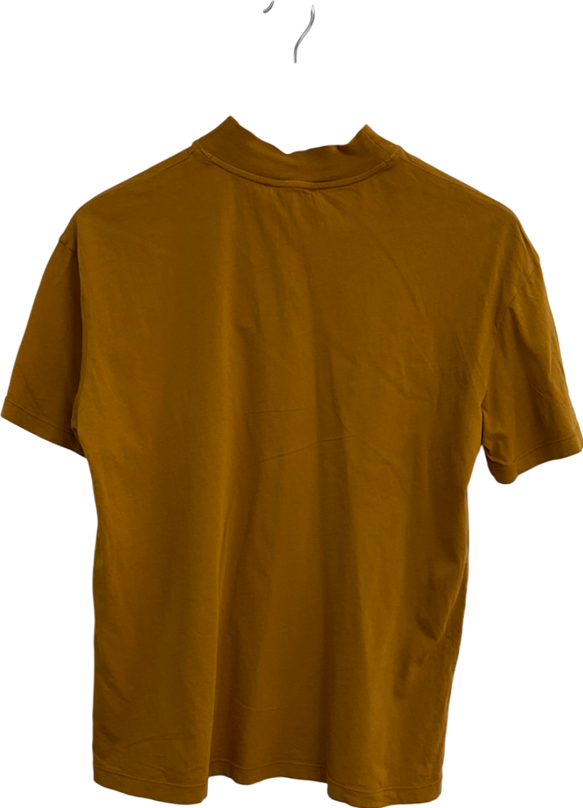 & Other Stories Brown Crewneck T Shirt UK 8