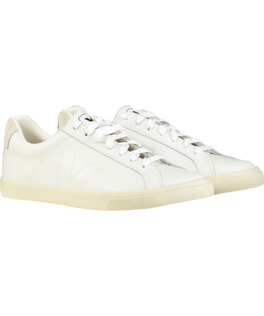 VEJA White Esplar Leather Trainers UK 7 EU 40 👠