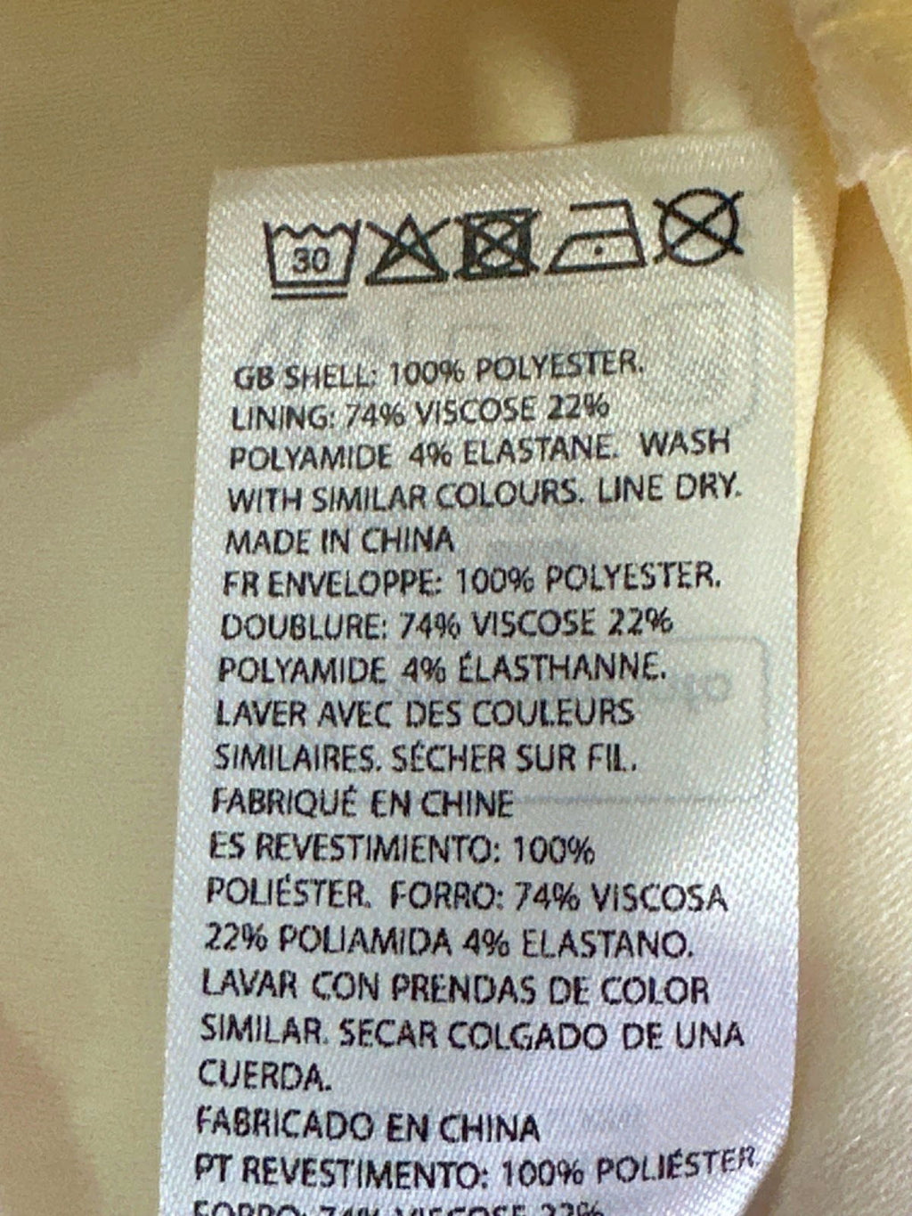 NA-KD Offwhite Bandeau Flowy Top EU 34 UK 8