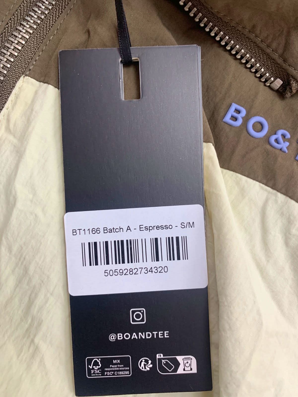 Bo&Tee Espresso Beige Sporty Jacket S/M