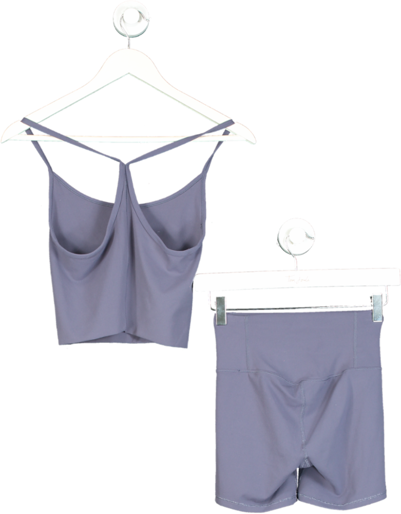Vuori Purple Tank Top and Shorts Set UK S