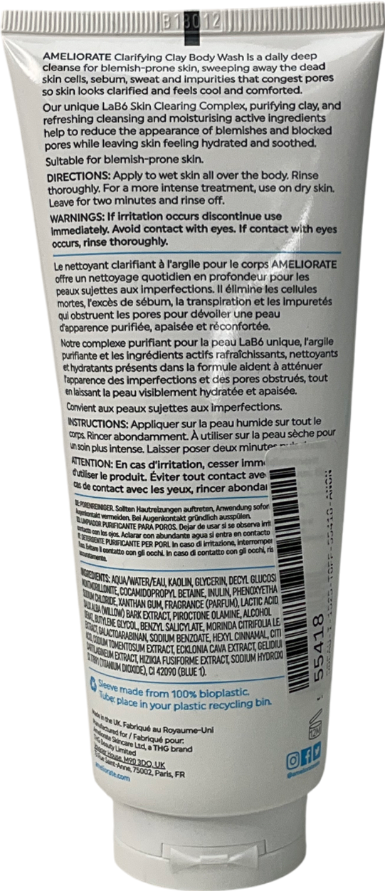 ameliorate Nourishing Body Wash 200ml