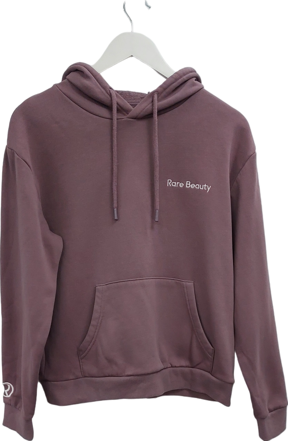 Rare Beauty Purple Embroidered Logo Hoodie UK M