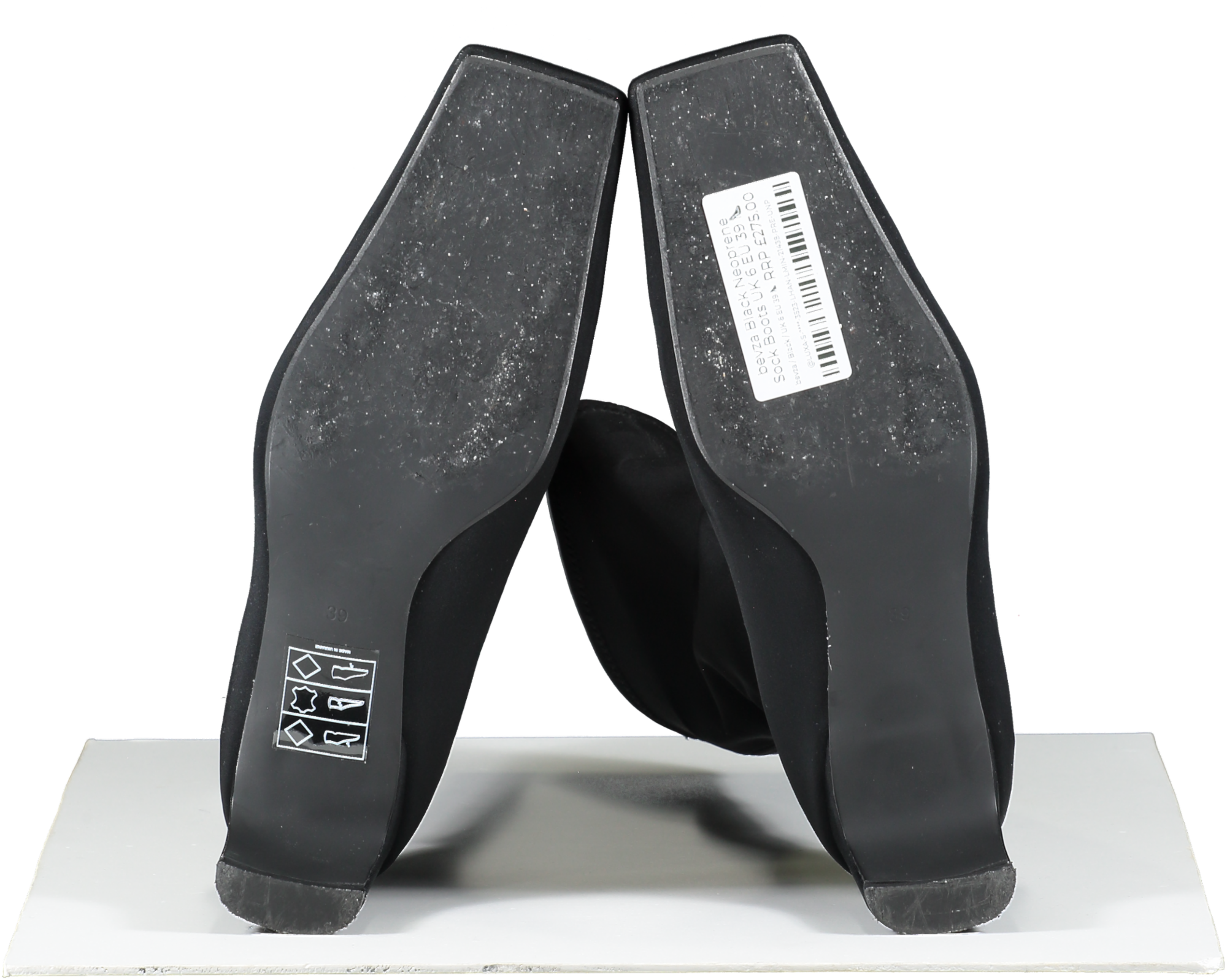 bevza Black Neoprene Sock Boots UK 6 EU 39 👠