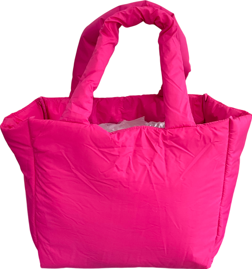 Hooda Beauty Pink Large Puffer Tote Bag One Size
