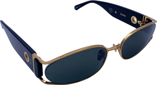 Linda Farrow Gold Shelby Sunglasses