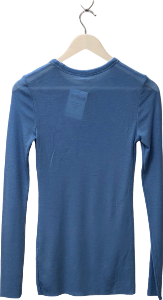 Arket Blue Long Sleeve Top EU M