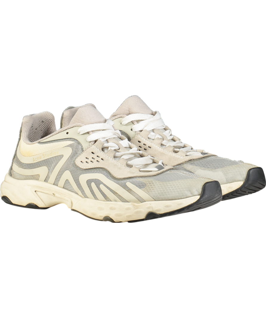Acne Studios Cream Panelled Trainers UK 9 EU 43 👞