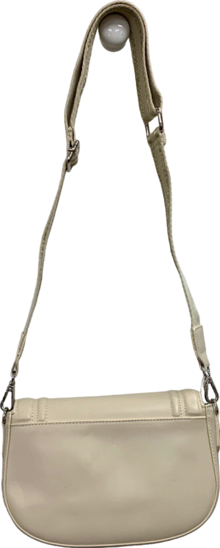 New Look Beige Webbing Strap Saddle Bag One Size