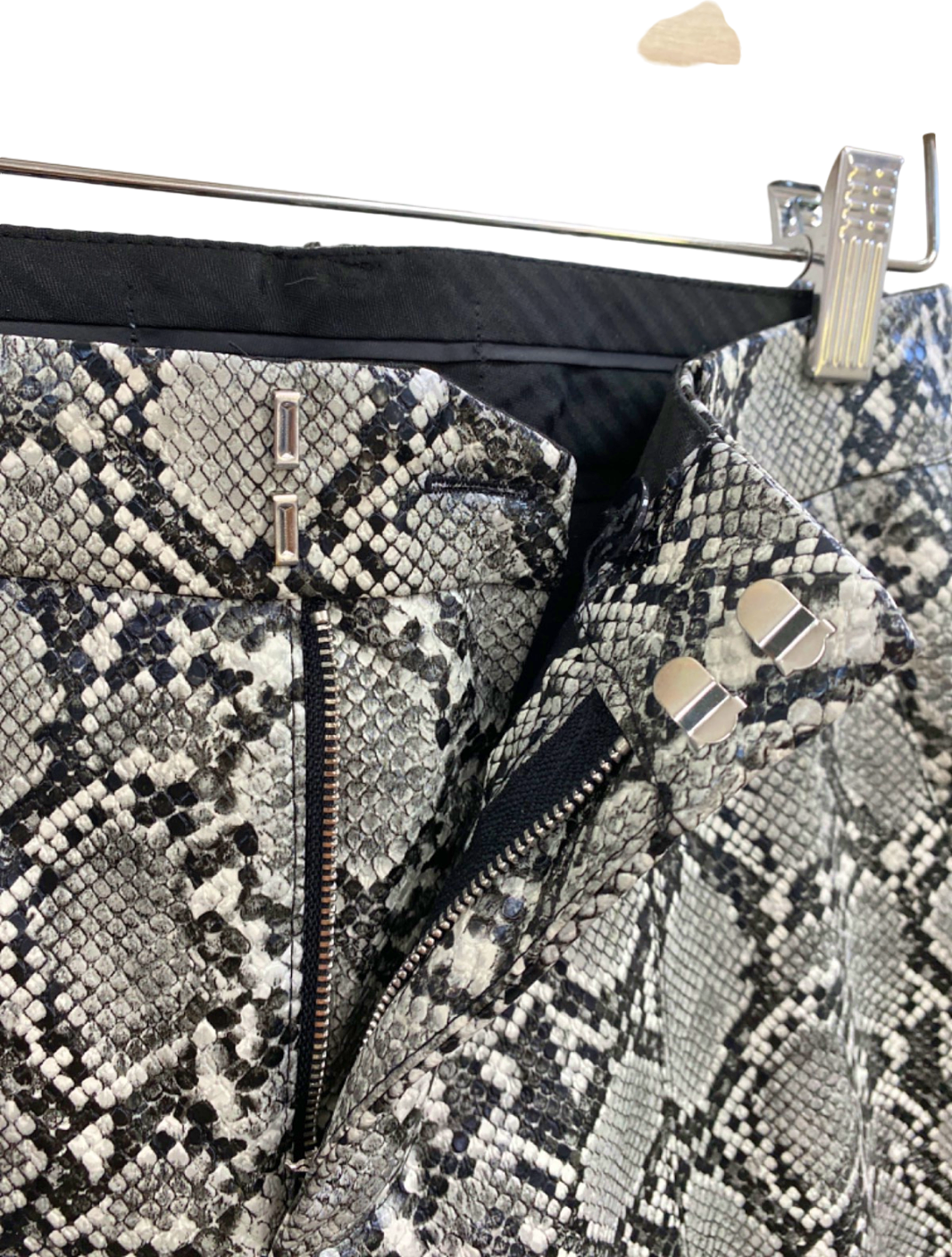 Zara Multi-coloured Snake Print Trousers UK 8