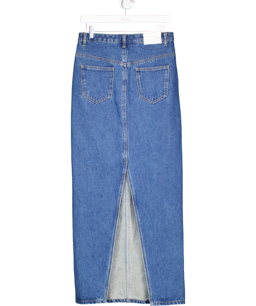 Meshki Blue Illona Denim Maxi Skirt UK S