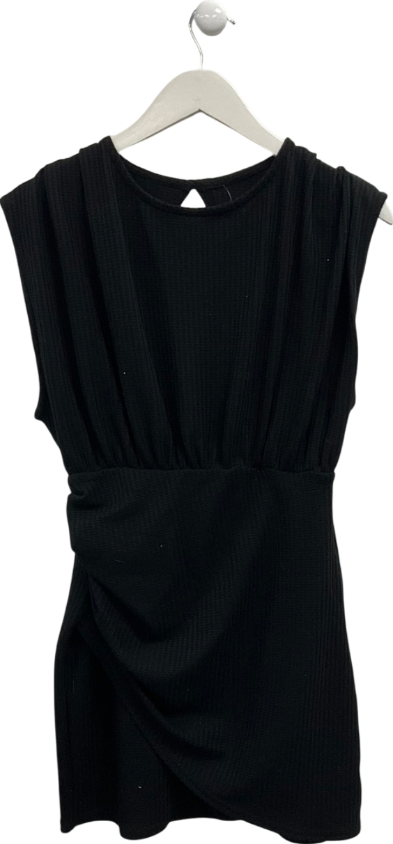 ASOS Black Sleeveless Openback Mini Dress UK 14