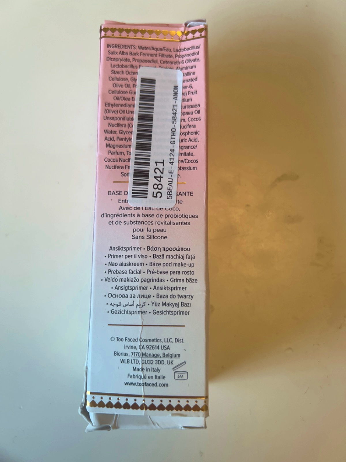 Too Faced Hangover Replenishing Face Primer 40 ml