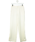 The Giving Movement Cream Wide-leg Smart Trouser UK S