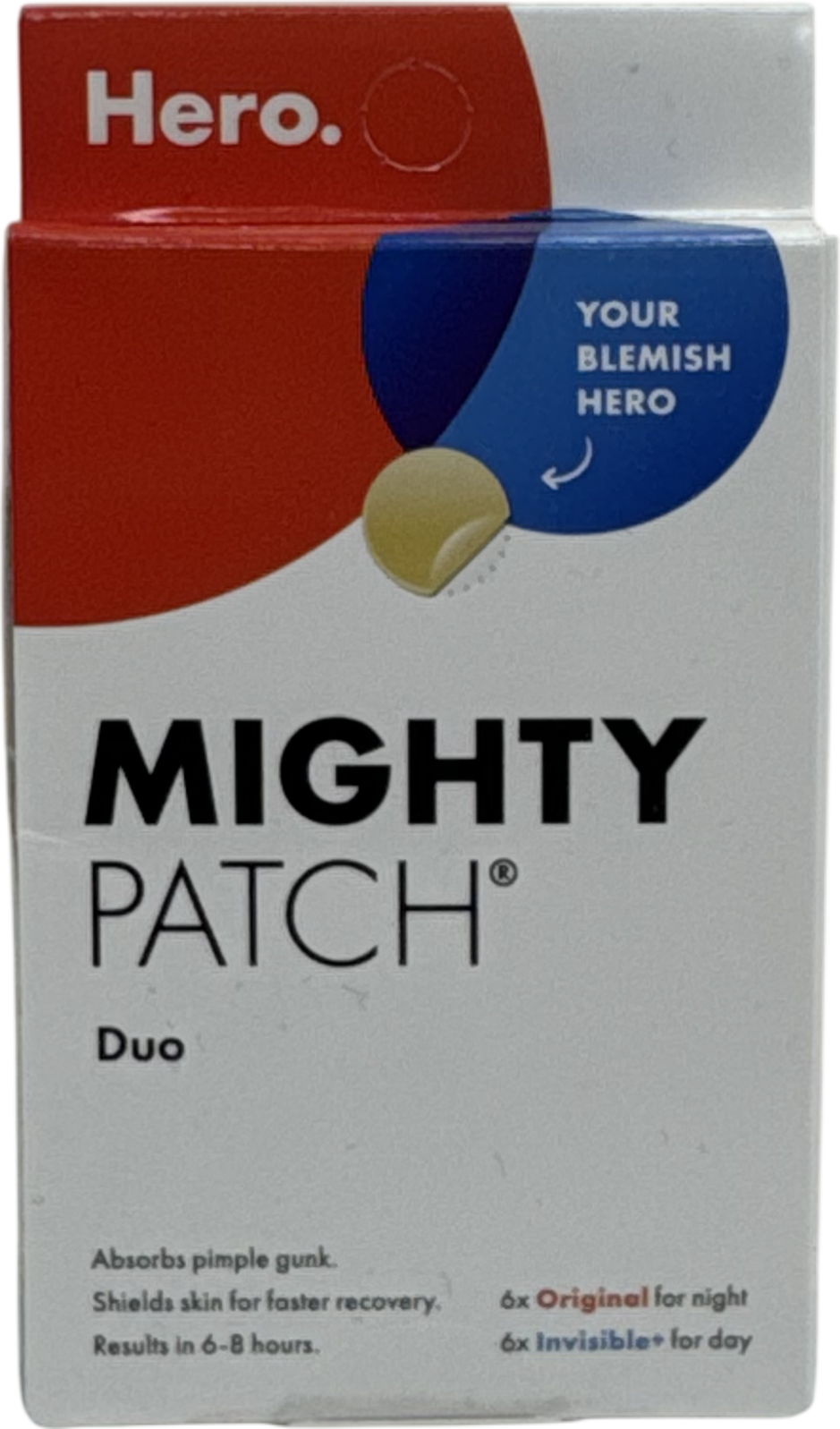 Hero Patch Duo Spot Patches, 6x Day & 6x Night Hydrocolloid Patches one size
