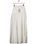 Meshki Autumn Maxi Skirt - White UK XS