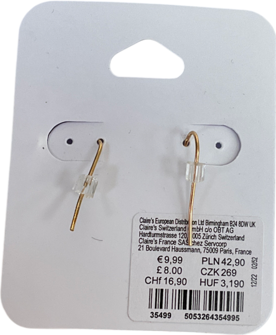 Claire's Brown Triple Disc 2" Drop Earrings