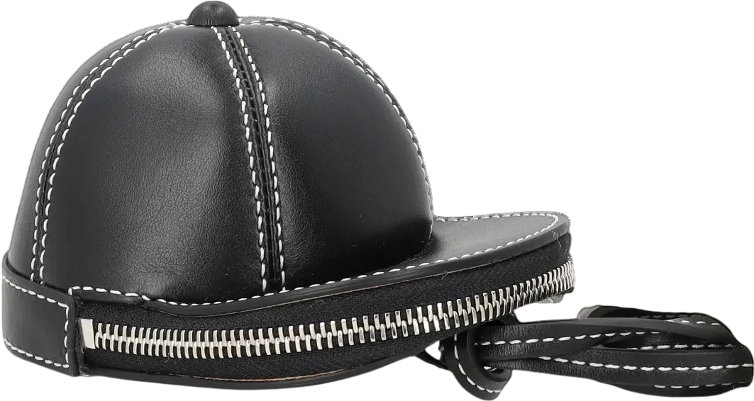 JW ANDERSON  Bag  - Black Leather Nano Cap Cross-body