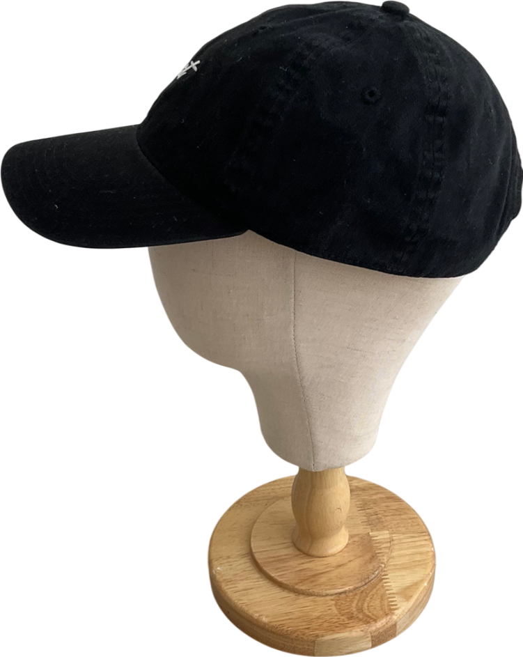 ghost Black Embroidered Logo Cap One Size