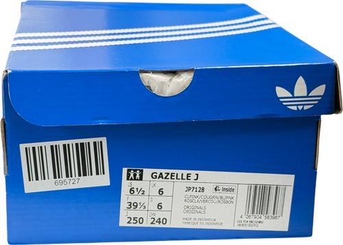 ADIDAS Gazelle Pink / Green Trainers Jp7128 U UK 6 EU 39