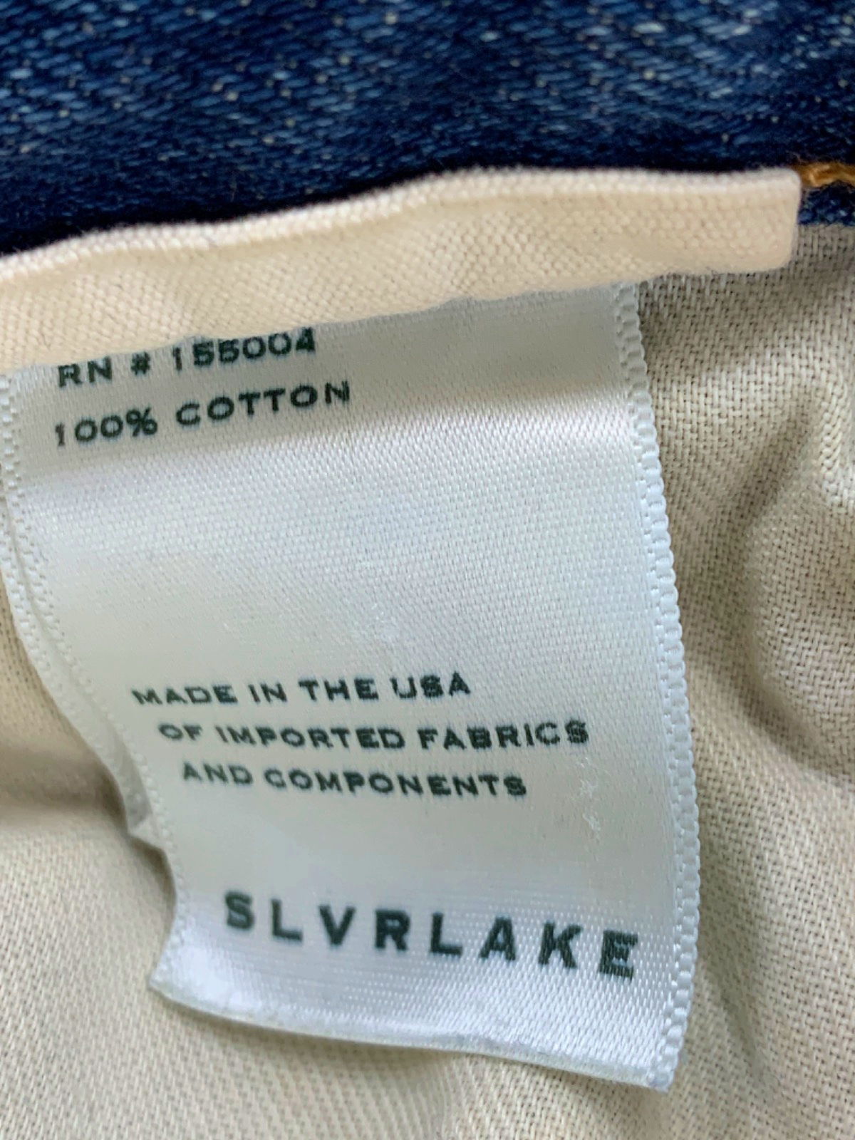 Slvrlake Blue Straight-Leg Jeans W27