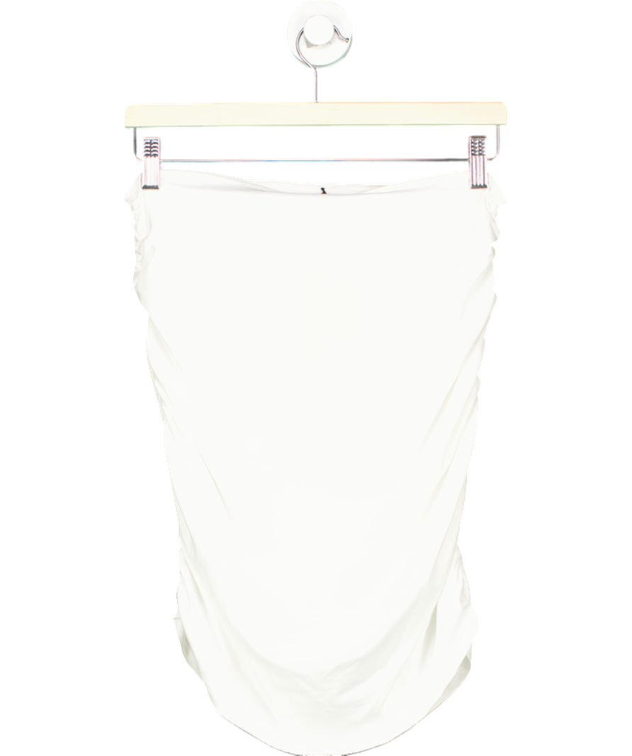 Mars the Label White Drape Skirt UK 14