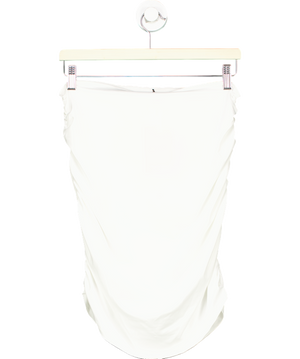 Mars the Label White Drape Skirt UK 14