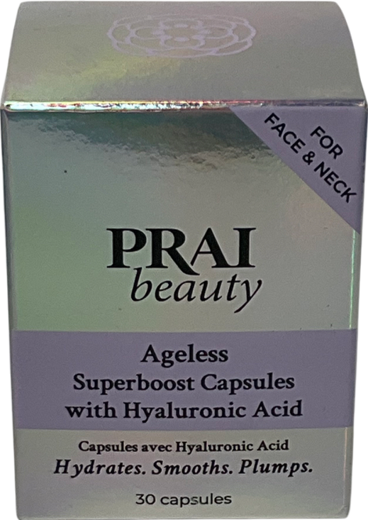 prai Ageless Hyaluronic Capsules For Face & Neck 30 capsules