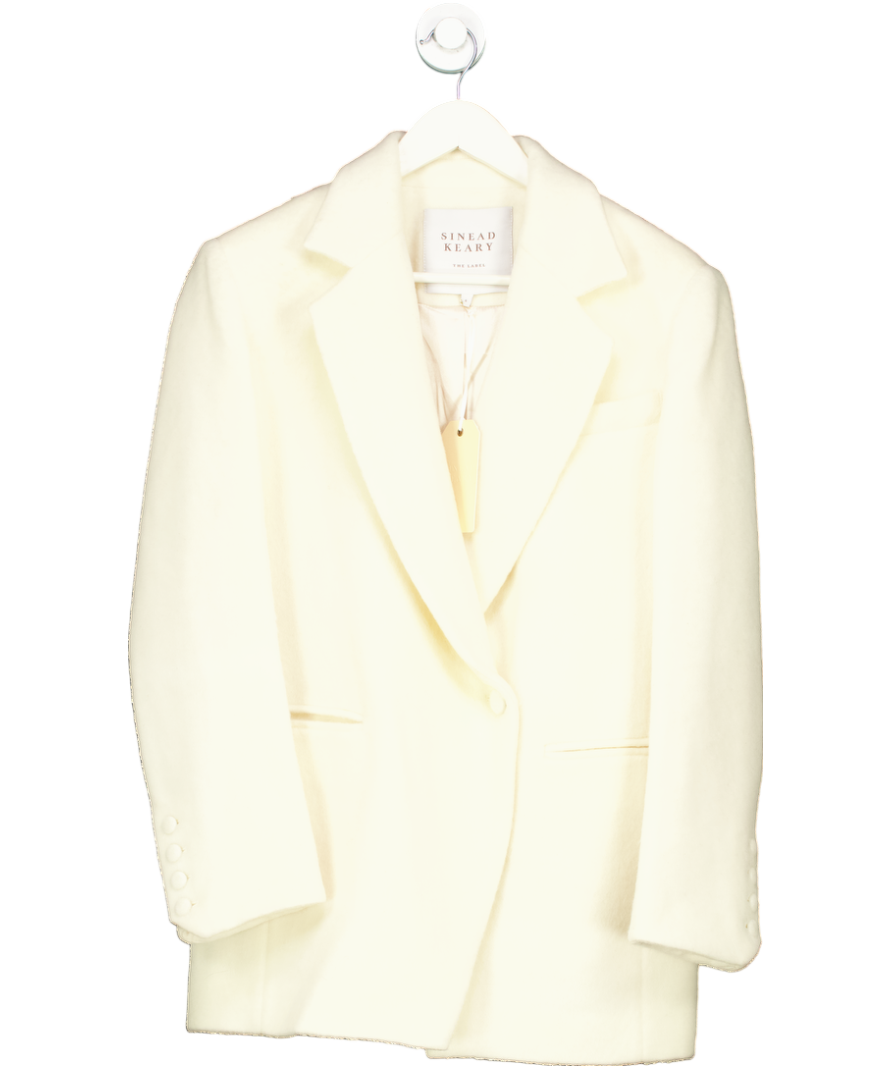Sinead Keary Cream Hannah Brushed Jacket UK 6