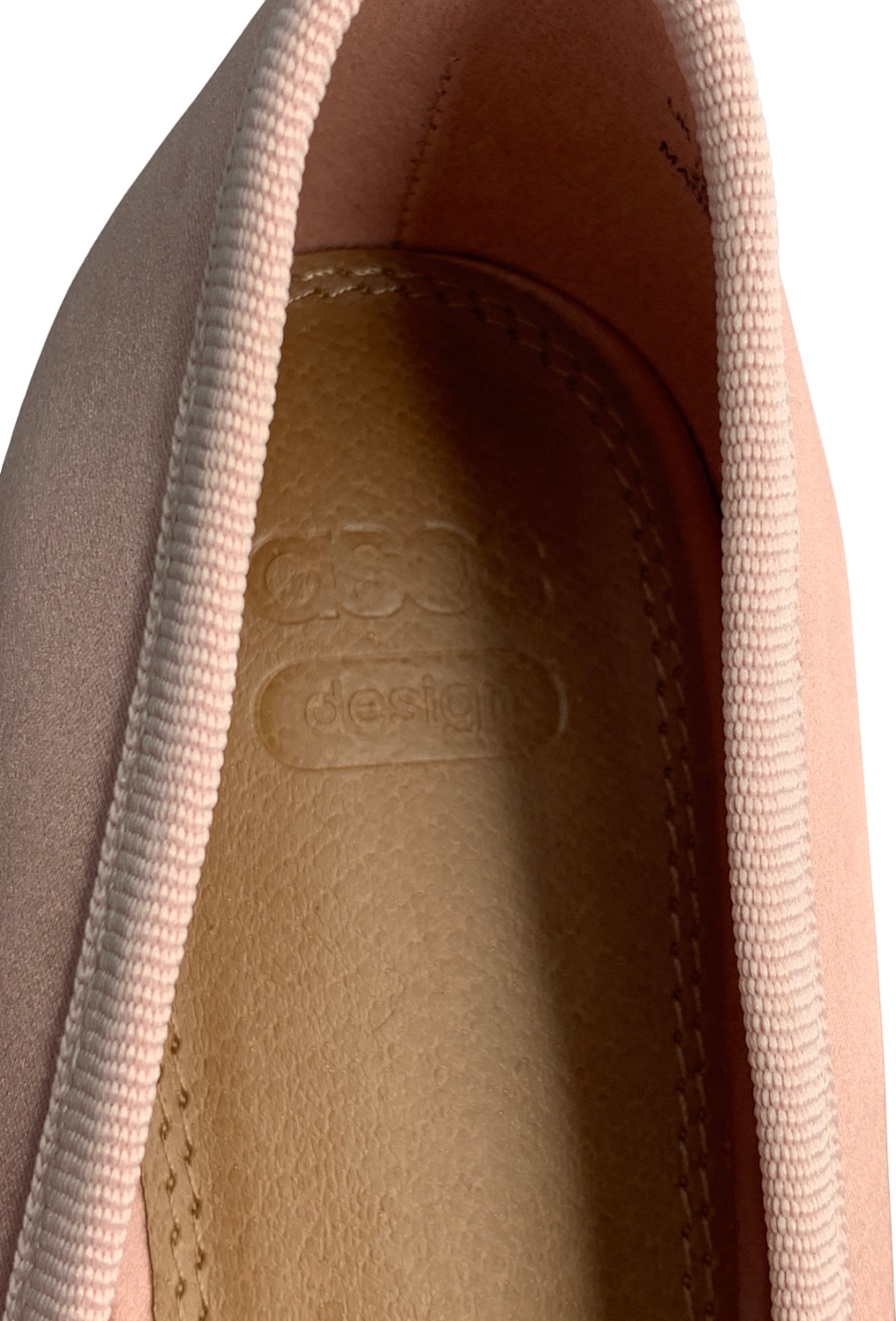 ASOS Pink Steffie Bow Detail Mid Block Heeled Shoes In Blush Satin UK 7 EU 40 👠