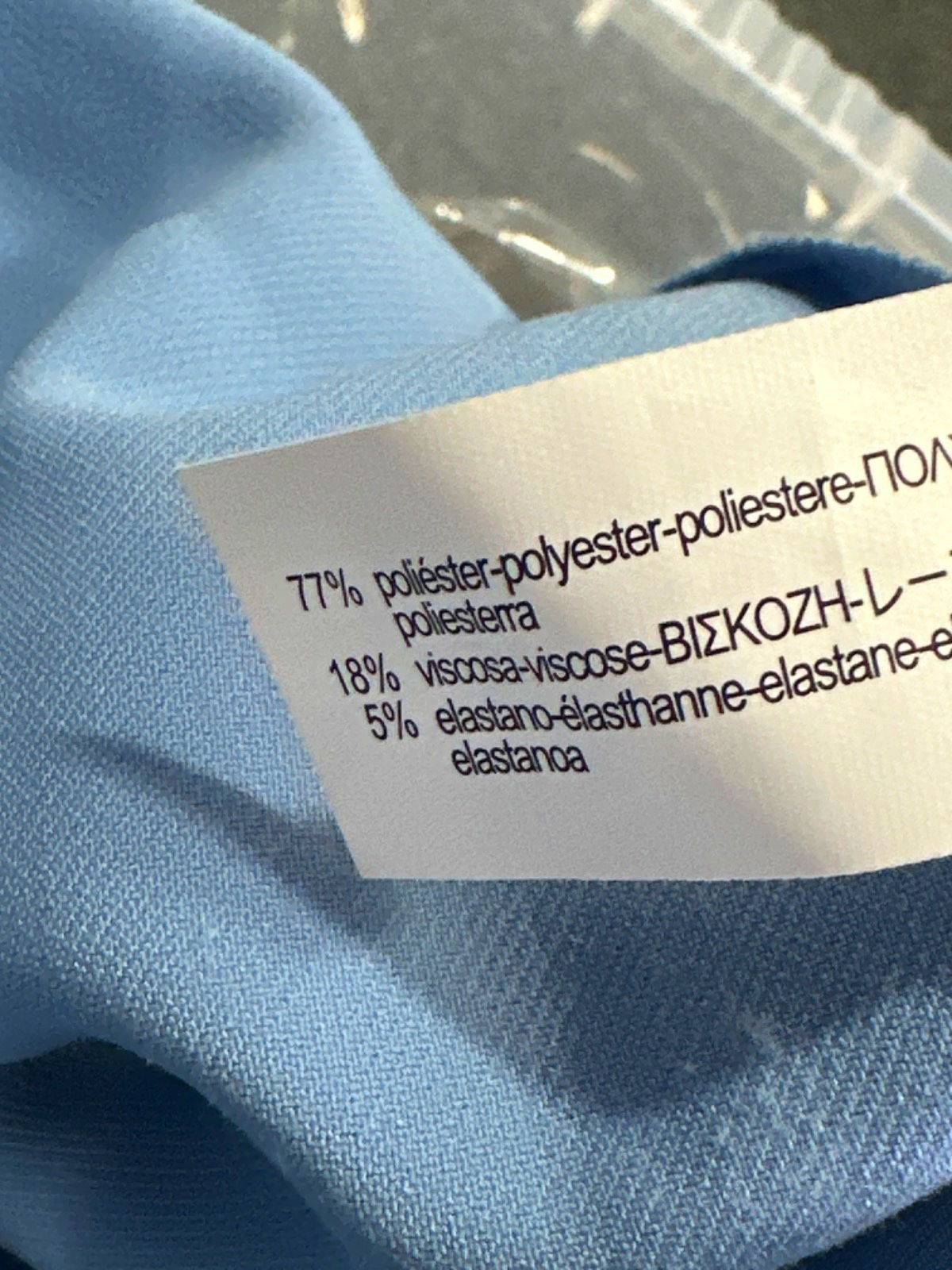 Zara Blue Tailored Trousers UK XS