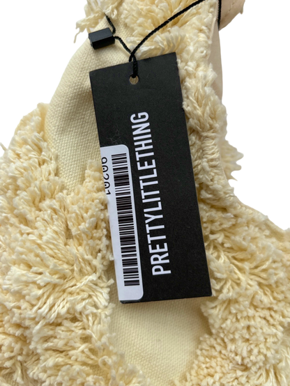 PrettyLittleThing Natural Textured Shoulder Bag One Size