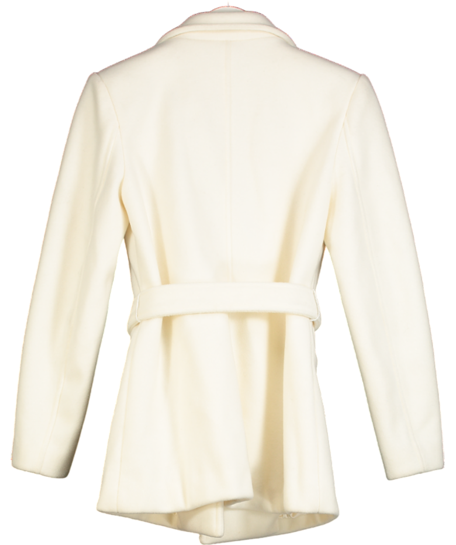 aavelle Cream Wool Blend Jacket UK S