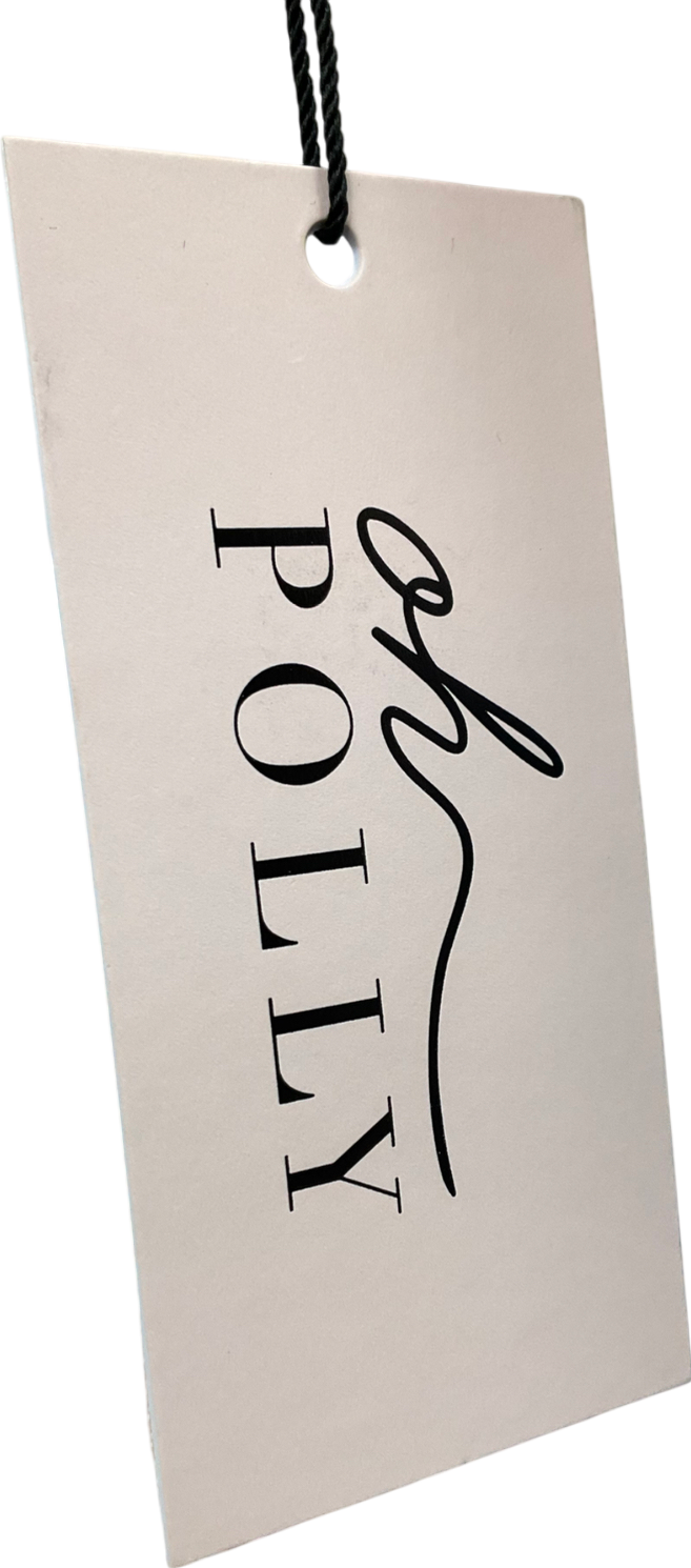 Oh Polly Blue Dora Jacket With Sherling Collar And Trim UK M