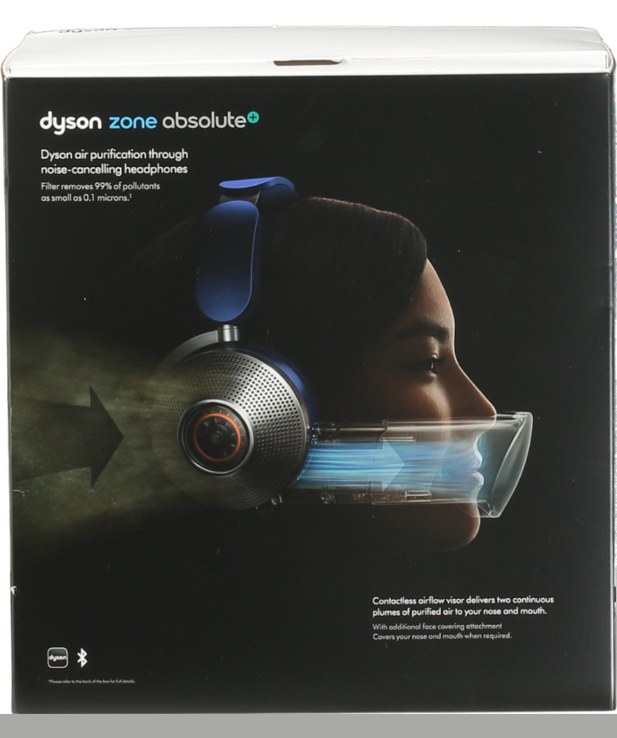 Dyson Blue Zone Noise-cancelling Headphones With Air Purifier