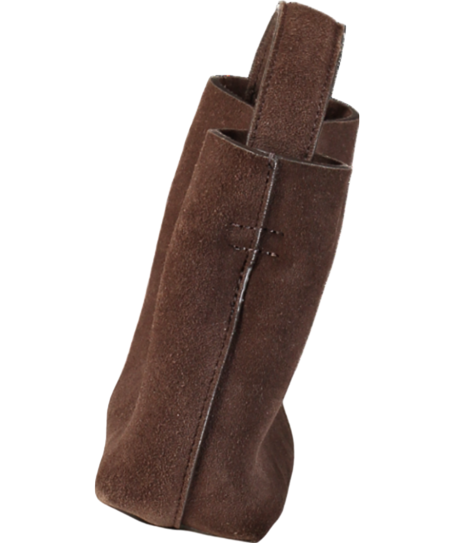 Arket Brown Suede Crossbody Bag