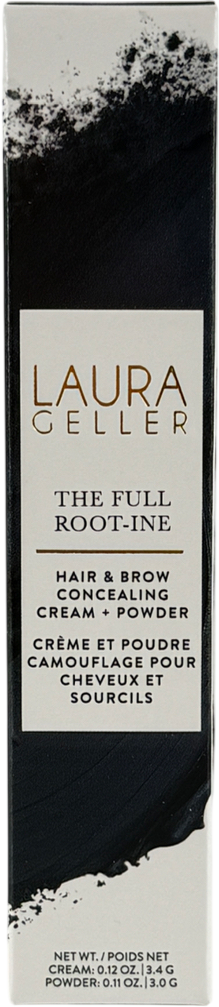 LAURA GELLER Root Touch Up Hair & Brow Concealing Cream + Powder Black 4g
