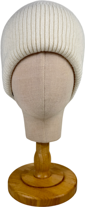 Alvii Cream Beanie Hat One Size