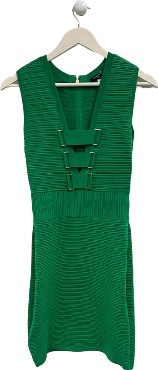Guess Green Ribbed Dress UK S