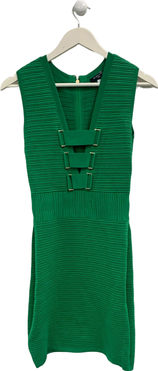 Guess Green Ribbed Dress UK S