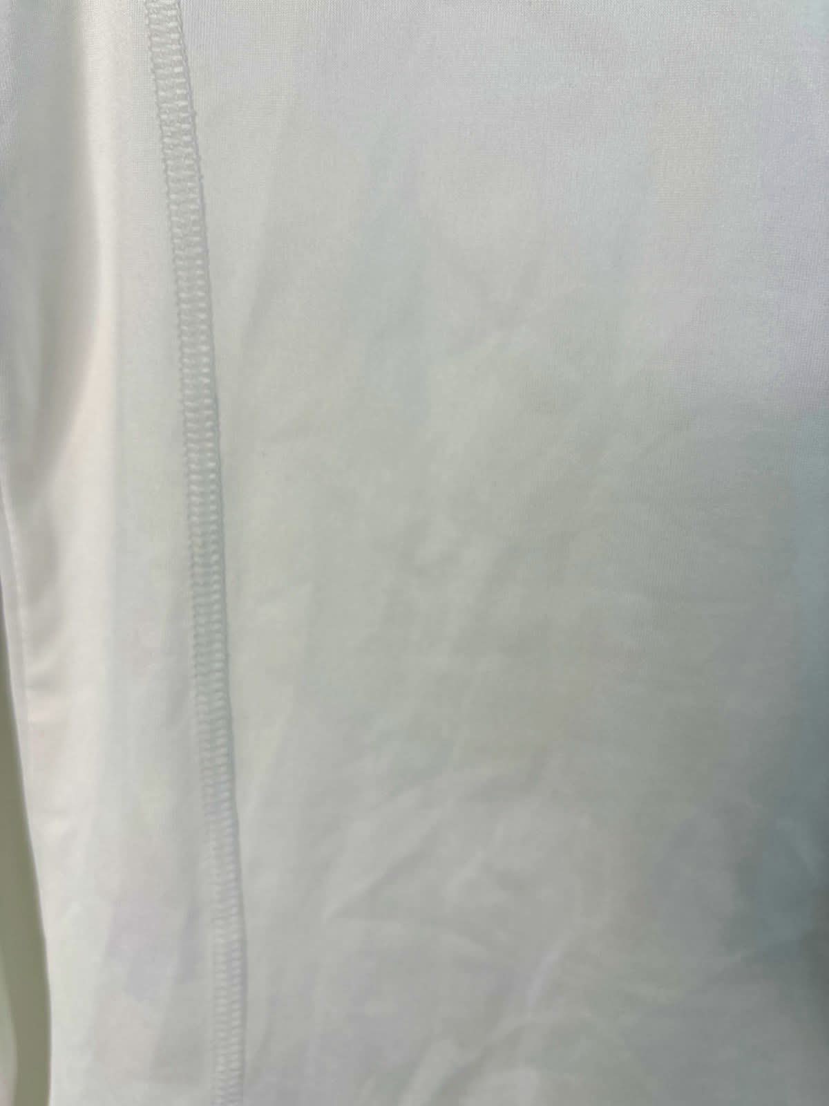 PrettyLittleThing White Long Sleeve Basic Top Size UK 8