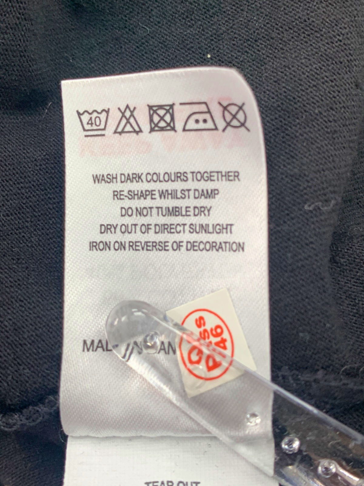 Studio 6 Fitness Sleeveless Tank Top Black UK S