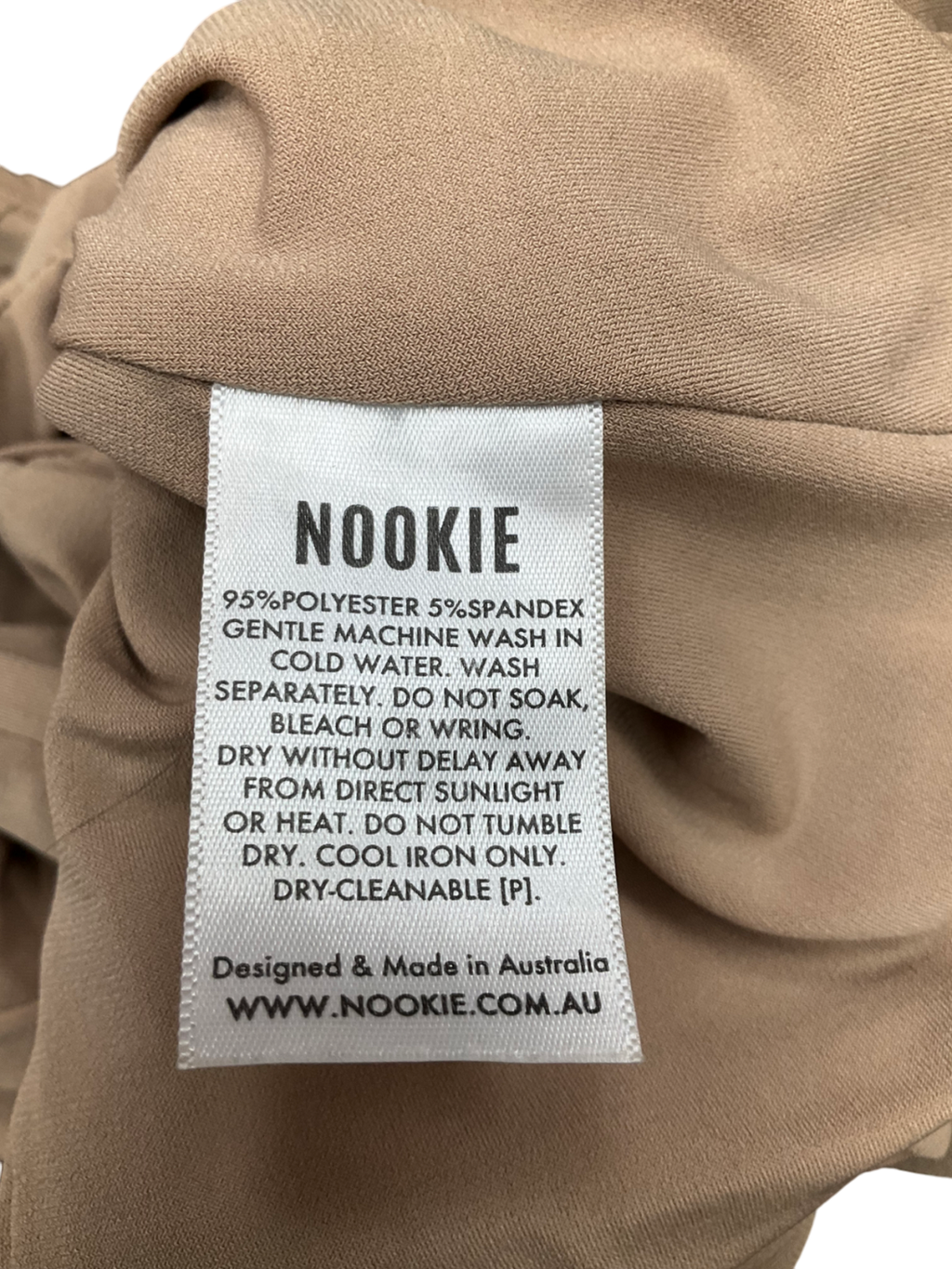 Nookie Beige Irina Bodysuit UK XS