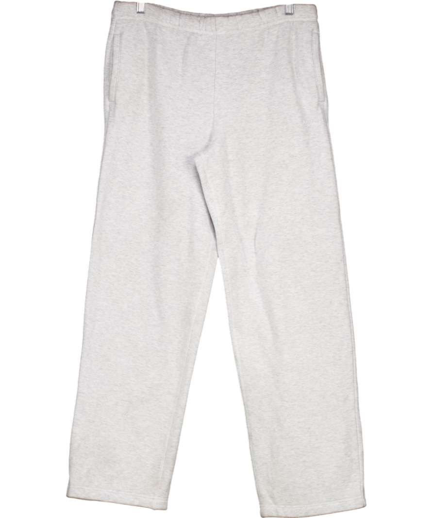 SKIMS Grey Cotton Blend Straight Leg Track Pants UK XS