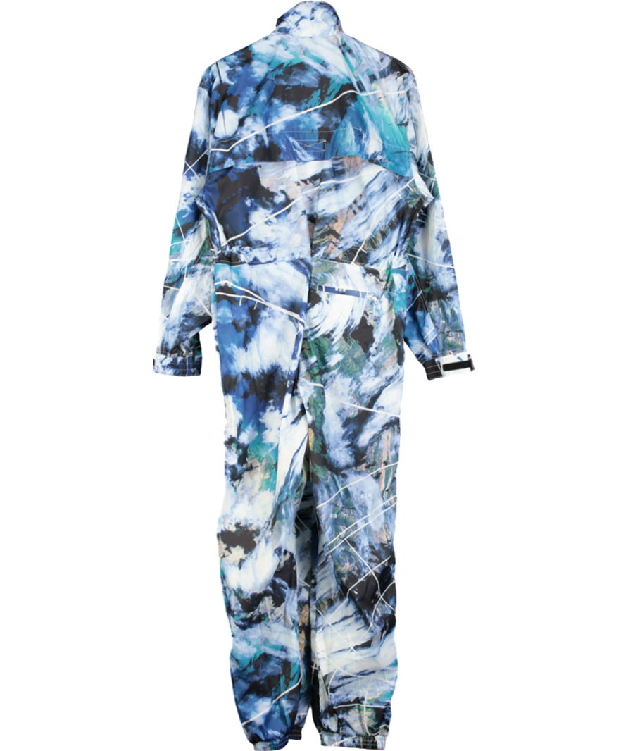 Adidas by Stella Mccartney Blue True Casuals All In One Jumpsuit UK S