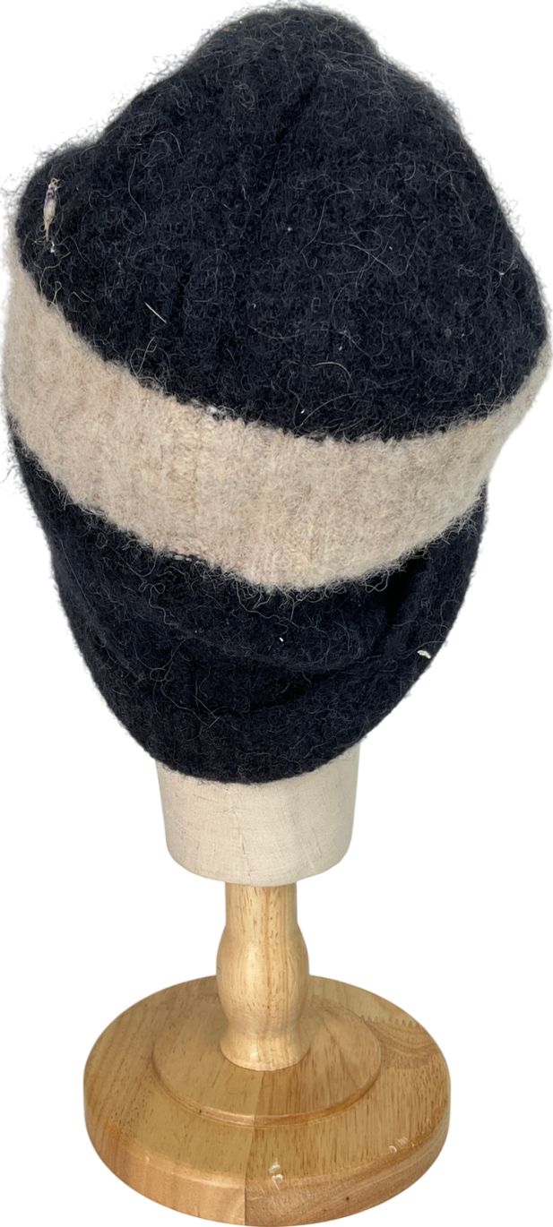 division Navy Blue And Cream Hat One Size