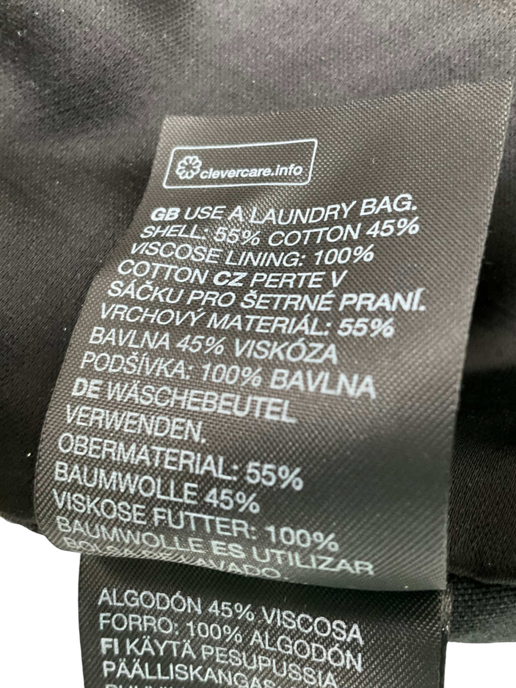 & Other Stories Black Asymmetric Ruffle Bandeau Top UK 6