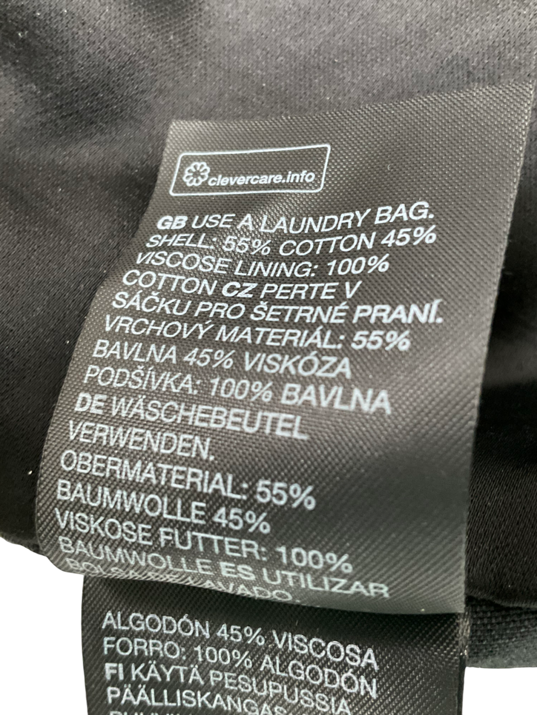 & Other Stories Black Asymmetric Ruffle Bandeau Top UK 6